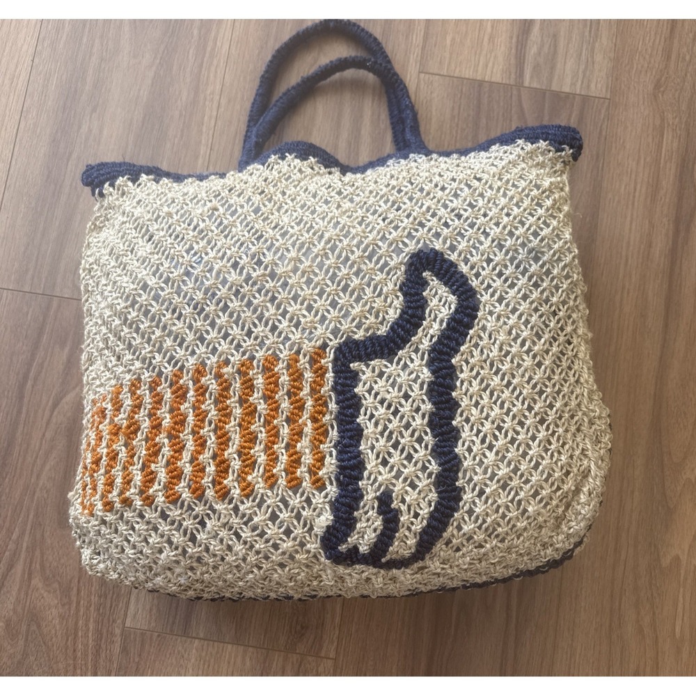 The Jackson's 100% Jute Beach‎ Bag Hard Rock Resorts - Picture 2 of 8